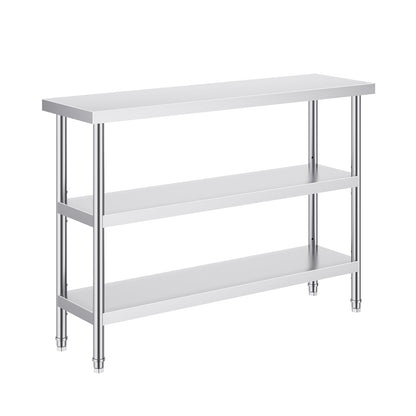 Stainless Steel Prep Table - 14x48 Work Table