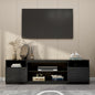 Modern/Contemporary Black 15.47-in W TV stand ( Accommodates TVs more than 70-in )
