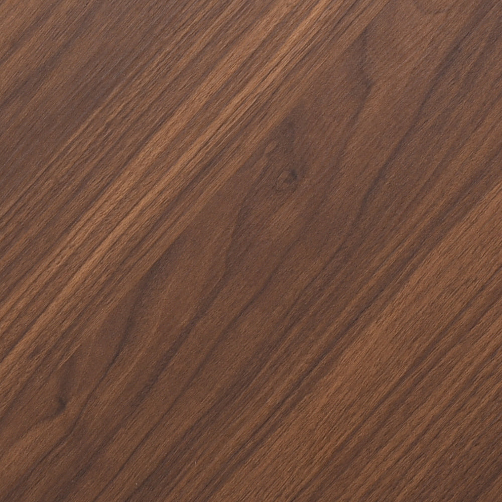 47.2" Round Walnut Wood Dining Table - Seats 6