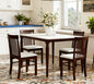 Modern Style Upholstered Kitchen Chairs,Wooden Dining Chairs Set of 2,with Rubber Wood Frame