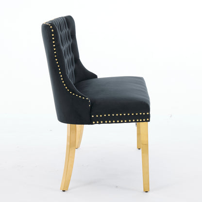 Black Velvet Dining Bench Mid Century Modern Seating for Kitchen