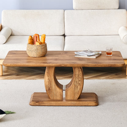 Wood Dining Table - 47" Rectangle MDF Desk