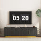 TV Stand  with 16 Color LEDs,68" Modern TV Stand,  TV Cabinet Entertainment Center for 55 60 65 Inch TV