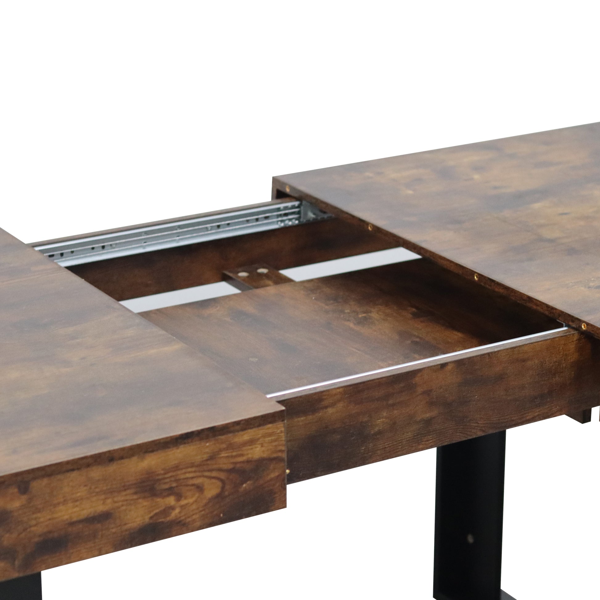 Expandable Dining Table - 6 8 10 Person Wooden Table