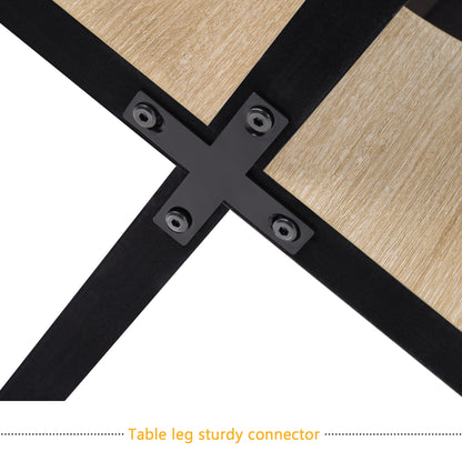 Round Dining Table for 4 - Light Oak - Seats 4