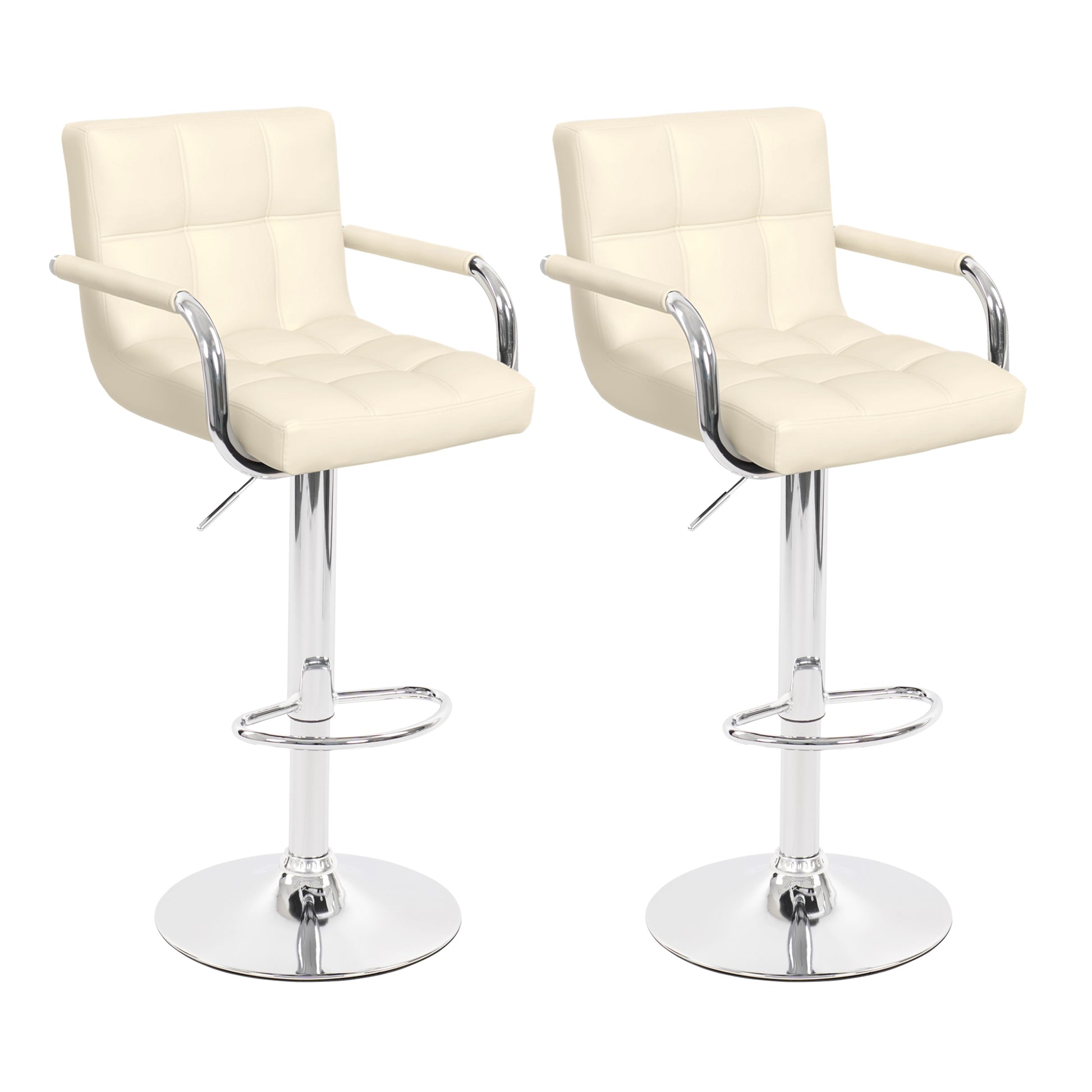 Hengming trumpet tray bar chair, height adjustable, suitable for restaurant, living room, coffee shop or leisure place,set of 2