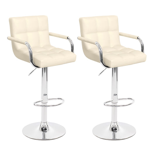 Hengming trumpet tray bar chair, height adjustable, suitable for restaurant, living room, coffee shop or leisure place,set of 2