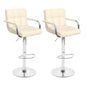 Hengming trumpet tray bar chair, height adjustable, suitable for restaurant, living room, coffee shop or leisure place,set of 2