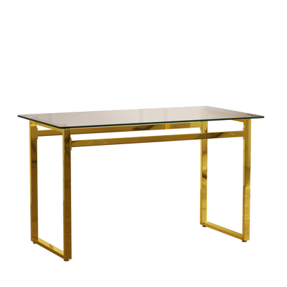 Modern Glass Dining Table - 4-6 Seats, Transparent