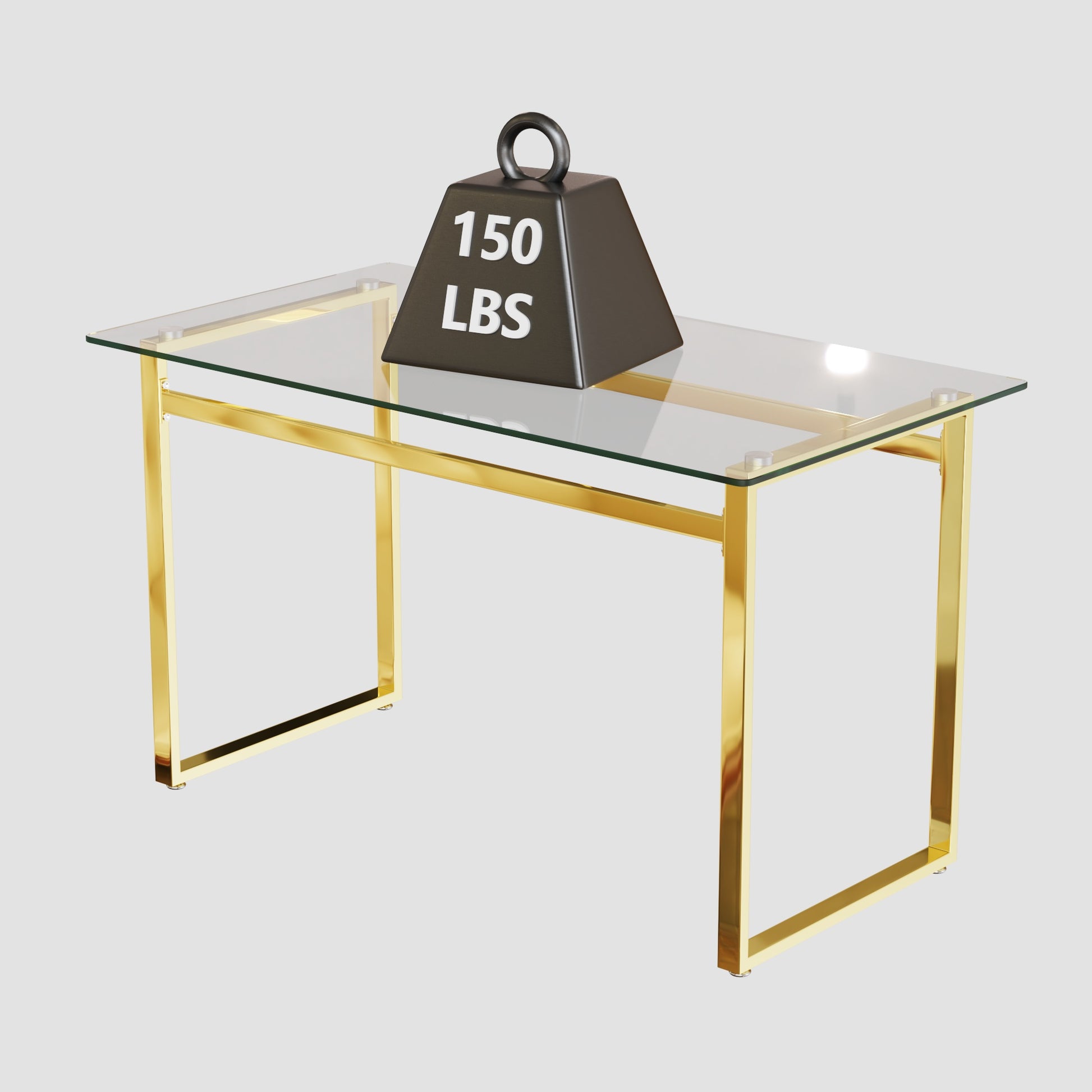 Modern Glass Dining Table - 4-6 Seats, Transparent
