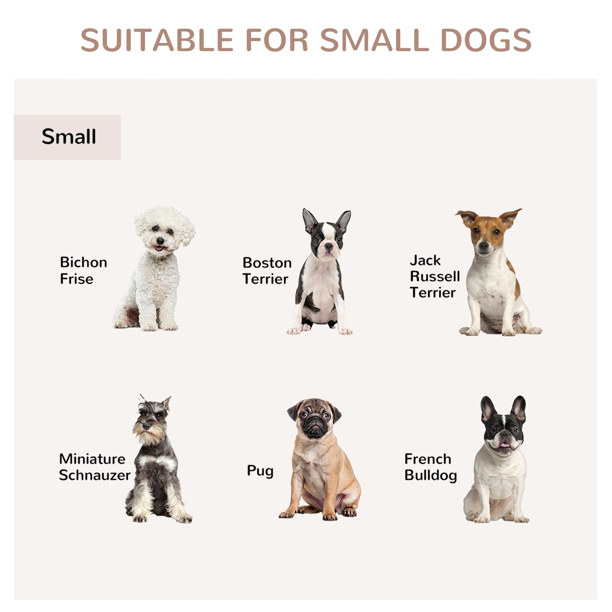 PawHut White Dog Crate End Table - Small Dogs