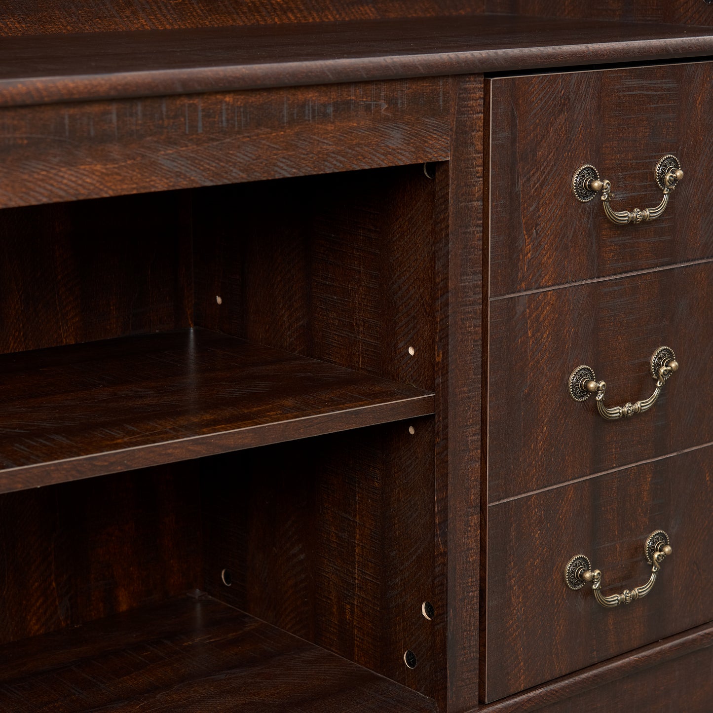 Espresso MDF TV Stand - 60" TV Console Table