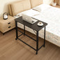Folding Desk Small Foldable Desk for Small Space, 31.5 Inches Writing Computer Desk in Study, Home Office Foldable Office Desk for Bedroom 80*40,black