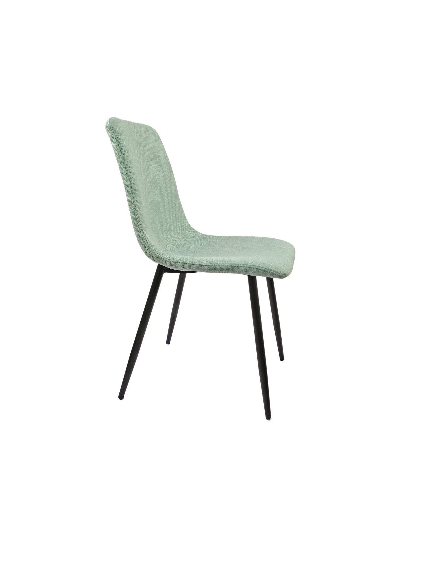 Light Green Linen Dining Chair Set of 4