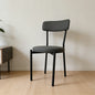 Dining Chairs Set of 4, Modern Kitchen & Dining Room Chairs, Upholstered Faux Leather Cushion Seat and Sturdy Metal Legs