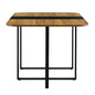 Black Wood Dining Table - 60" Modern Tabletop