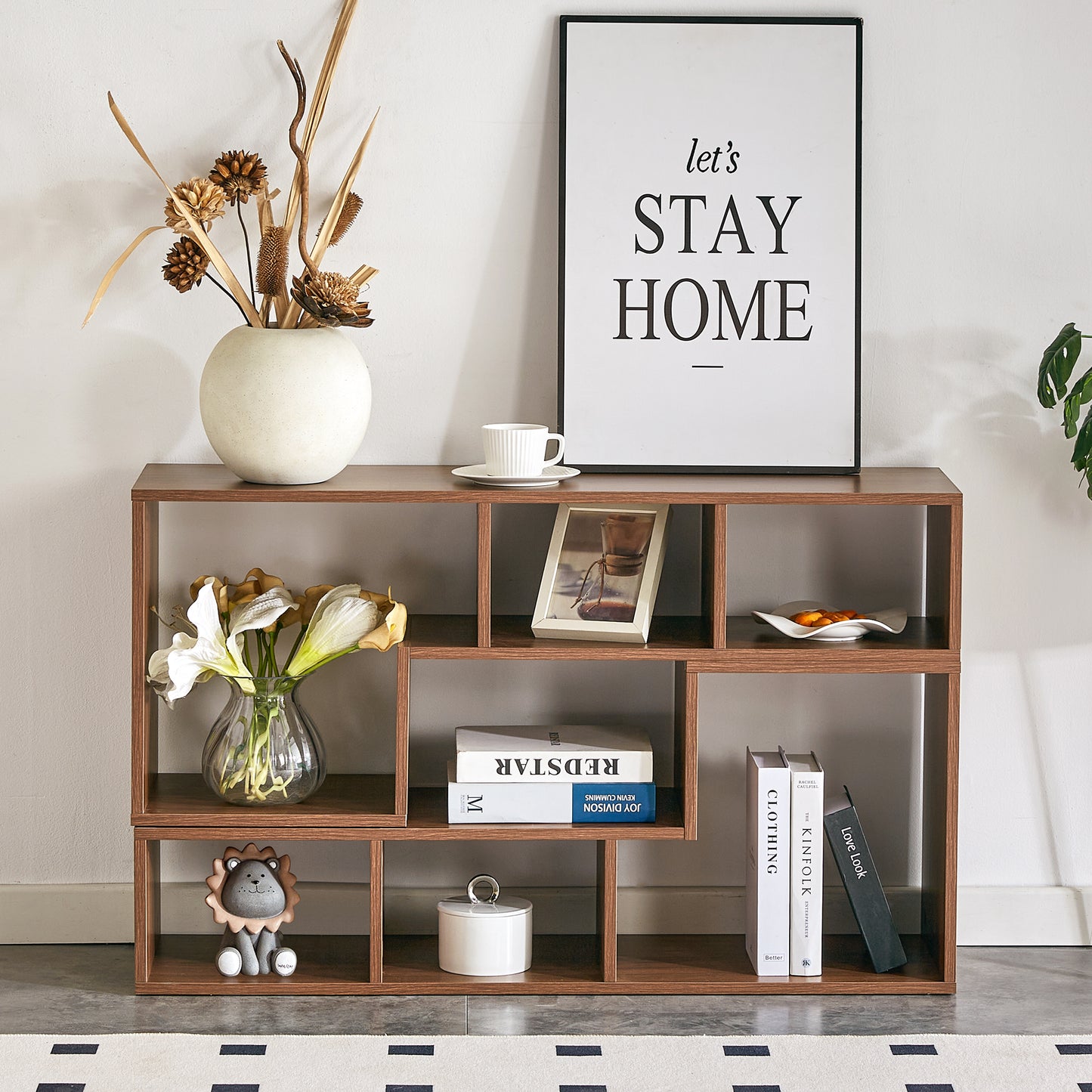 Acacia Wood TV Stand - 55 to 80 Inch TV Storage