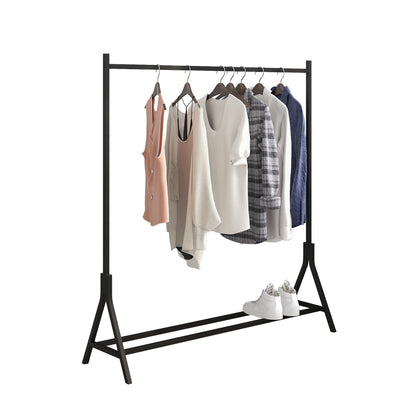 Black Metal Bedroom Coat Rack - Freestanding Hanger