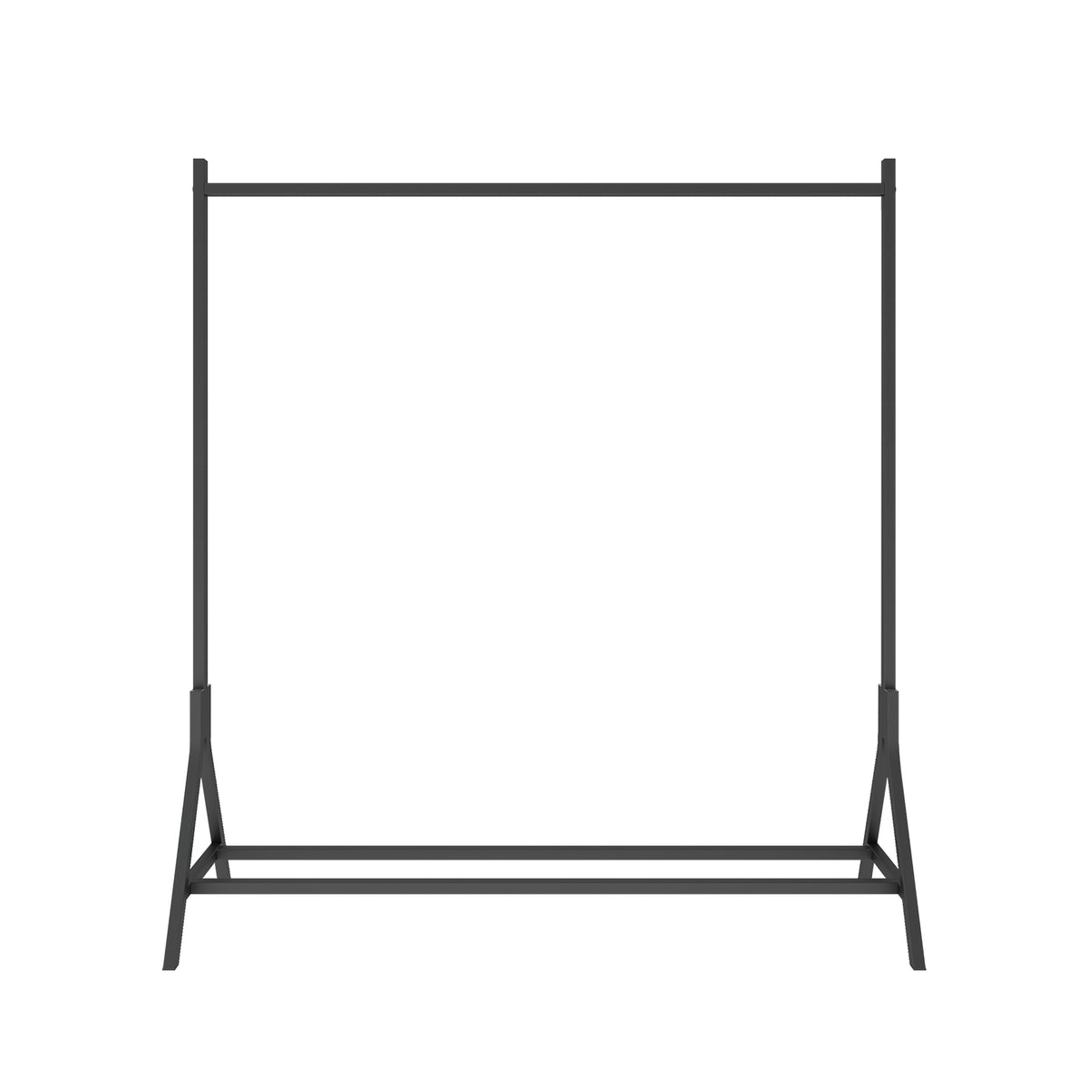 Black Metal Bedroom Coat Rack - Freestanding Hanger