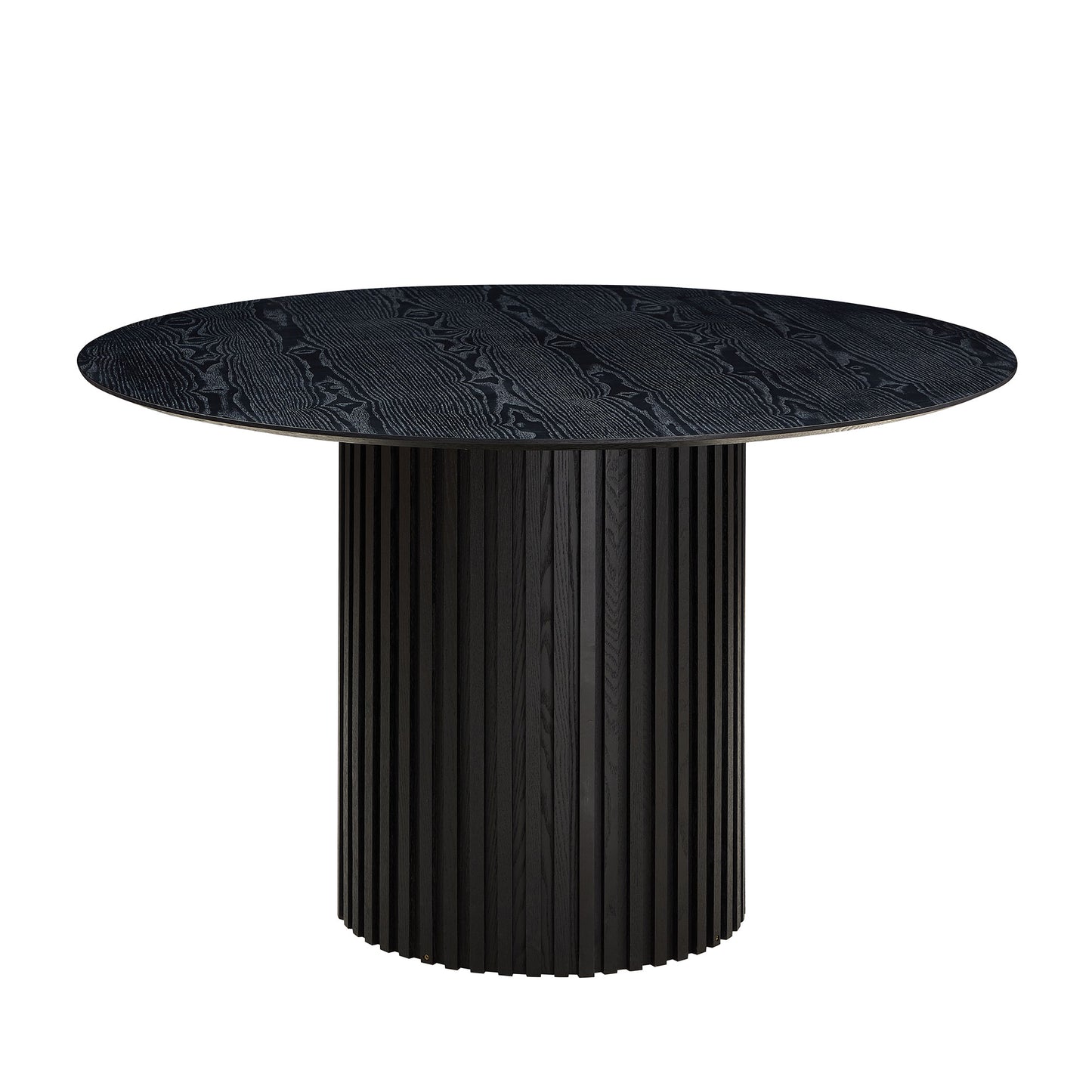 Black Mid Century Modern Dining Table - 46.5" x 46.5"