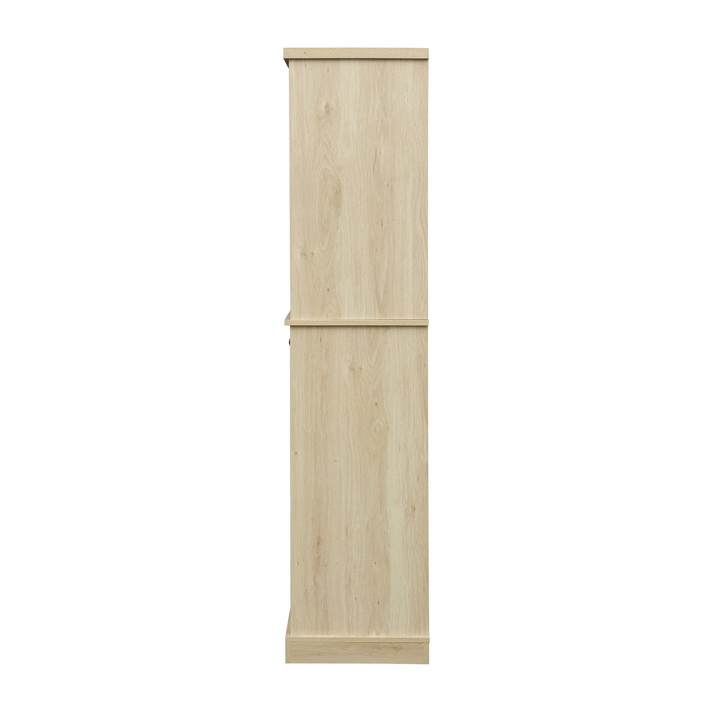 4 Door Cabinet with 1 Drawer, with 4 Adjustable Inner Shelves, Storage Cabinet