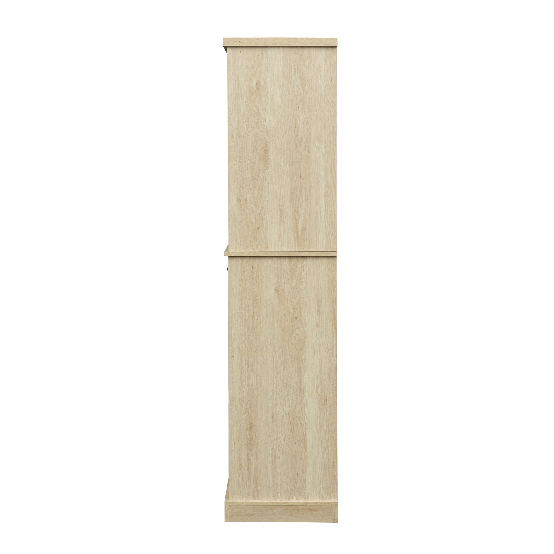 4 Door Cabinet with 1 Drawer, with 4 Adjustable Inner Shelves, Storage Cabinet