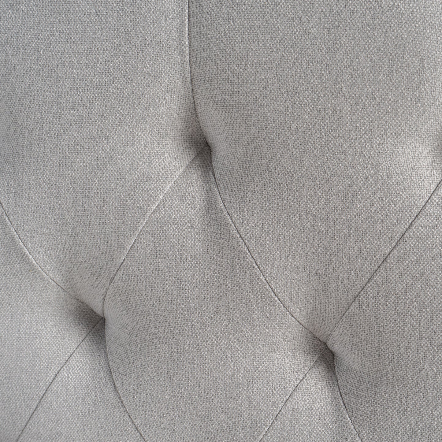 Queen Size Light Grey Fabric Upholstered Headboard
