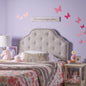 Tufted Upholstered Headboard Twin Size, Solid Wood Head Board with Durable Metal Legs, Adjustable Height Twin headboard with Nailhead Trim,fabric Headboard in Modern Button Tuffted Design