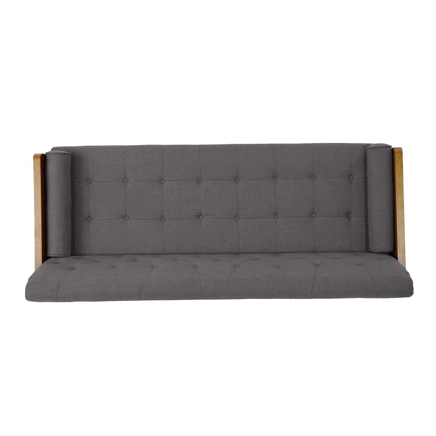 Aidan Mid-Century Sofa - Grey Fabric Comfort