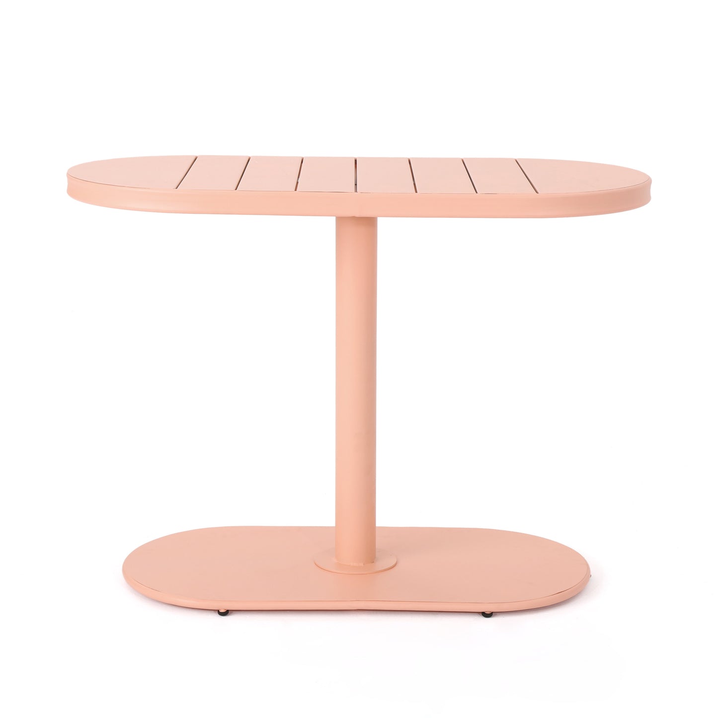 Coral Iron Bistro Set - 3-Piece Patio Dining Table & Chairs
