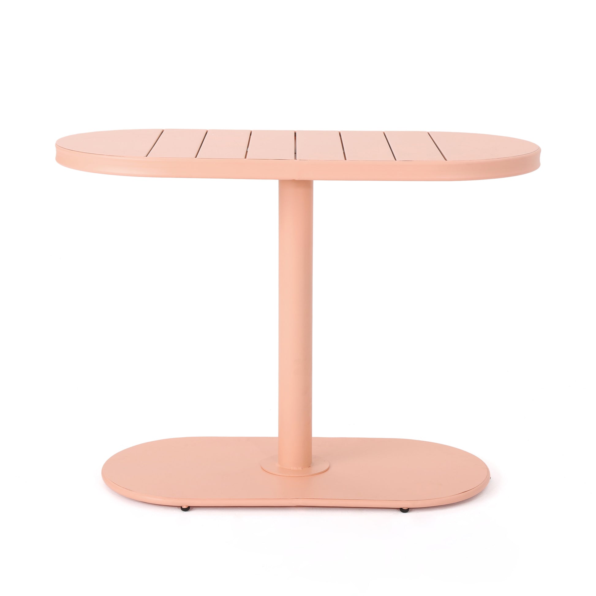 Coral Iron Bistro Set - 3-Piece Patio Dining Table & Chairs