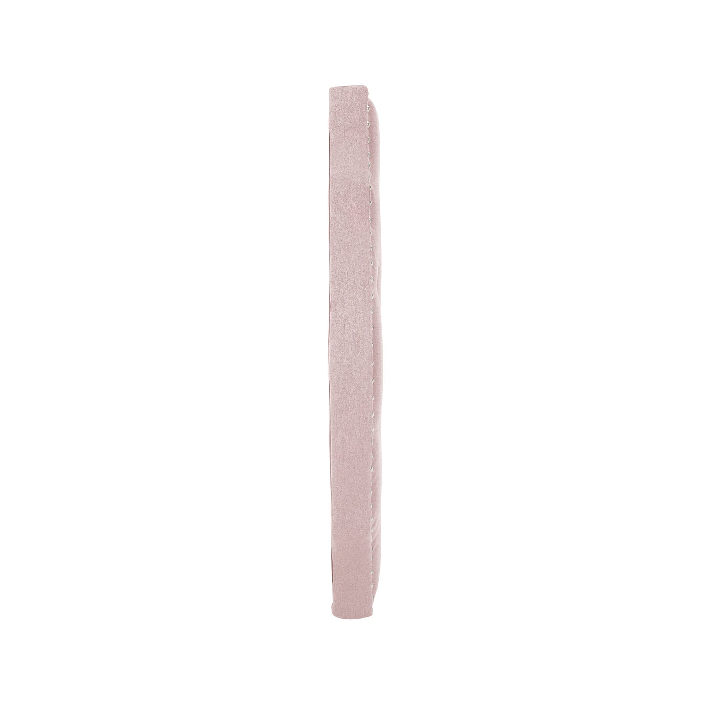 Twin Size Blush Fabric Headboard Button Tufted