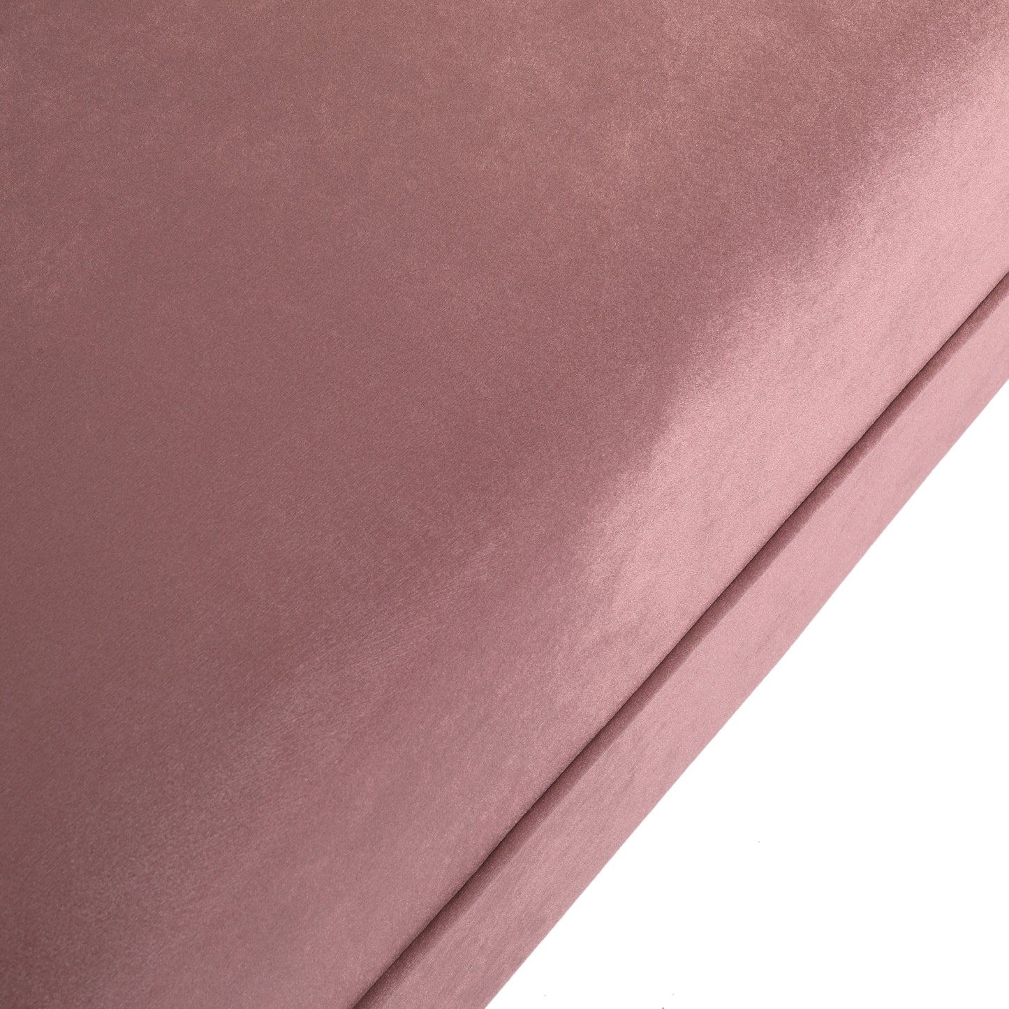 Blush Velvet 3-Seater Sofa - 83.25" Wide for Living Room