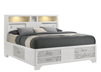 Soul Modern Queen Bed - Storage & USB Charging