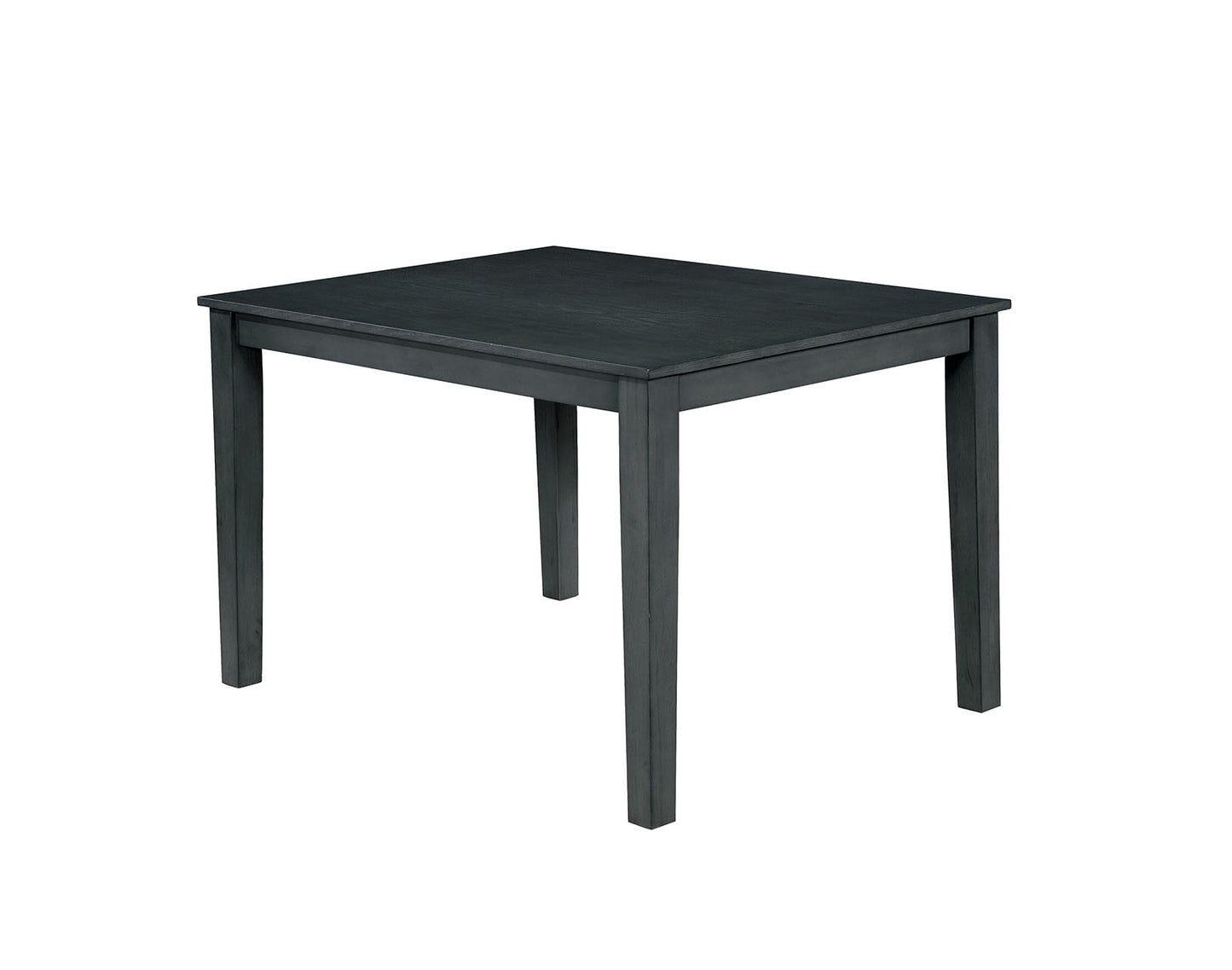 Gray Rectangular Dining Table Set with Chairs for Dining Room