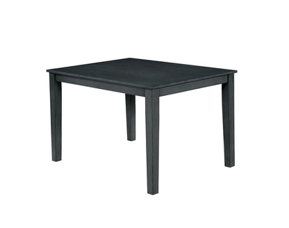 Gray Rectangular Dining Table Set with Chairs for Dining Room