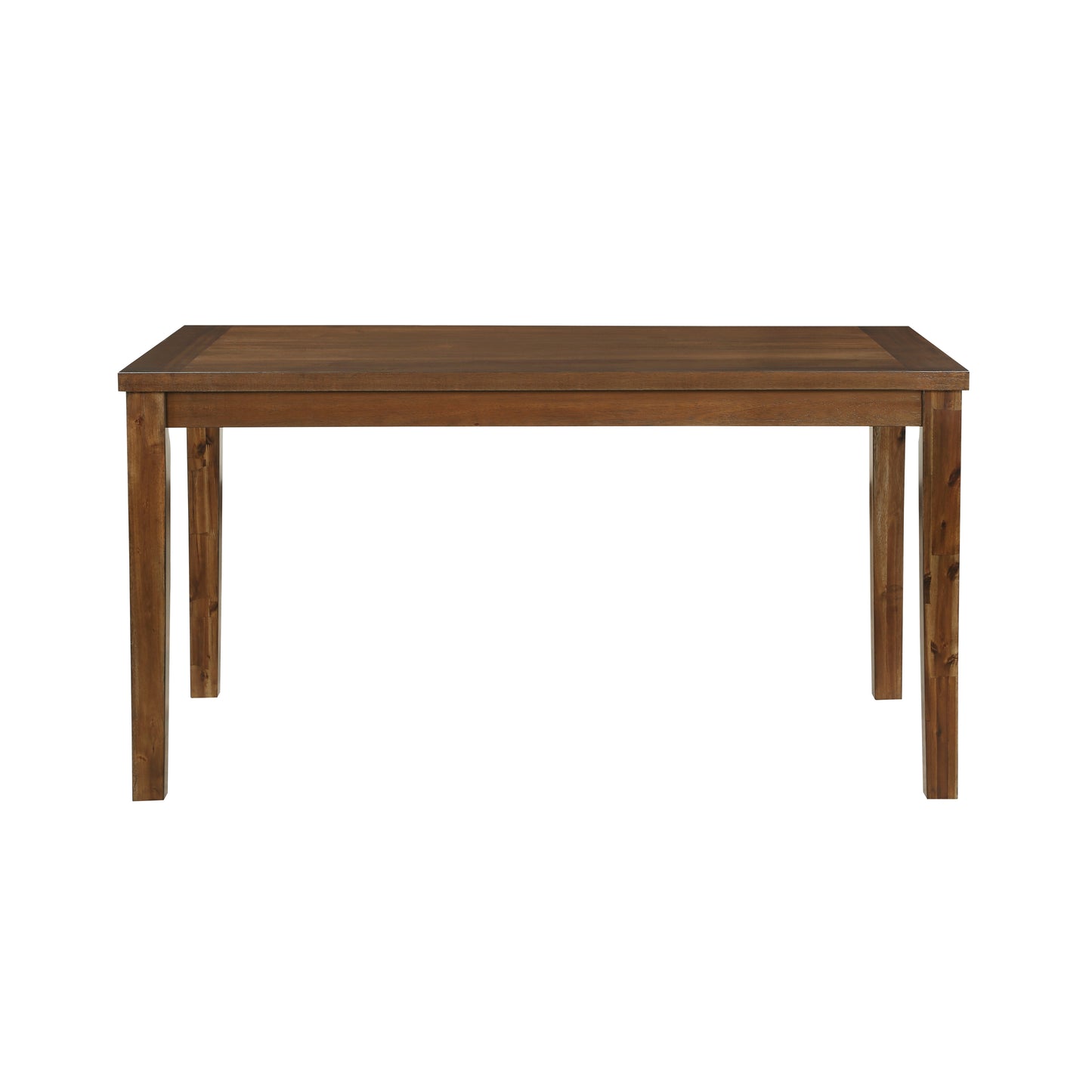 7 Piece Cherry Wood Dining Table Set with 6 Chairs