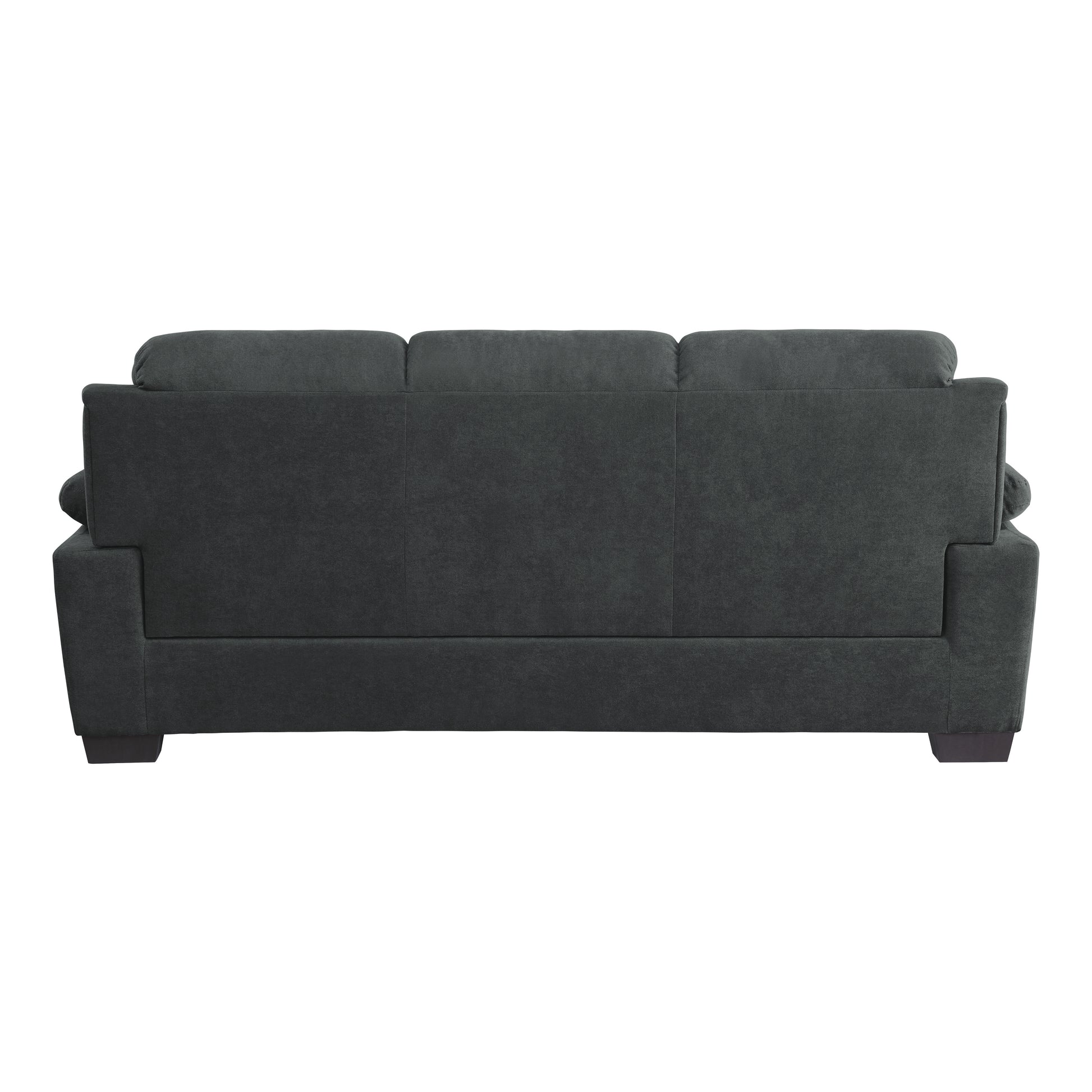 Comfortable Dark Gray Sofa - Plush Seating 1pc