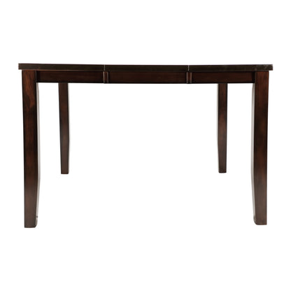 Extendable Cherry Dining Set for Dining Room with 6 Chairs