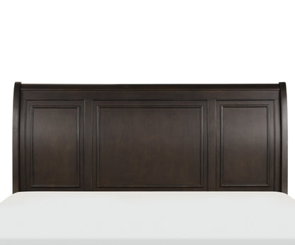 King Size Brown Mix Wood Bed Frame for Bedrooms