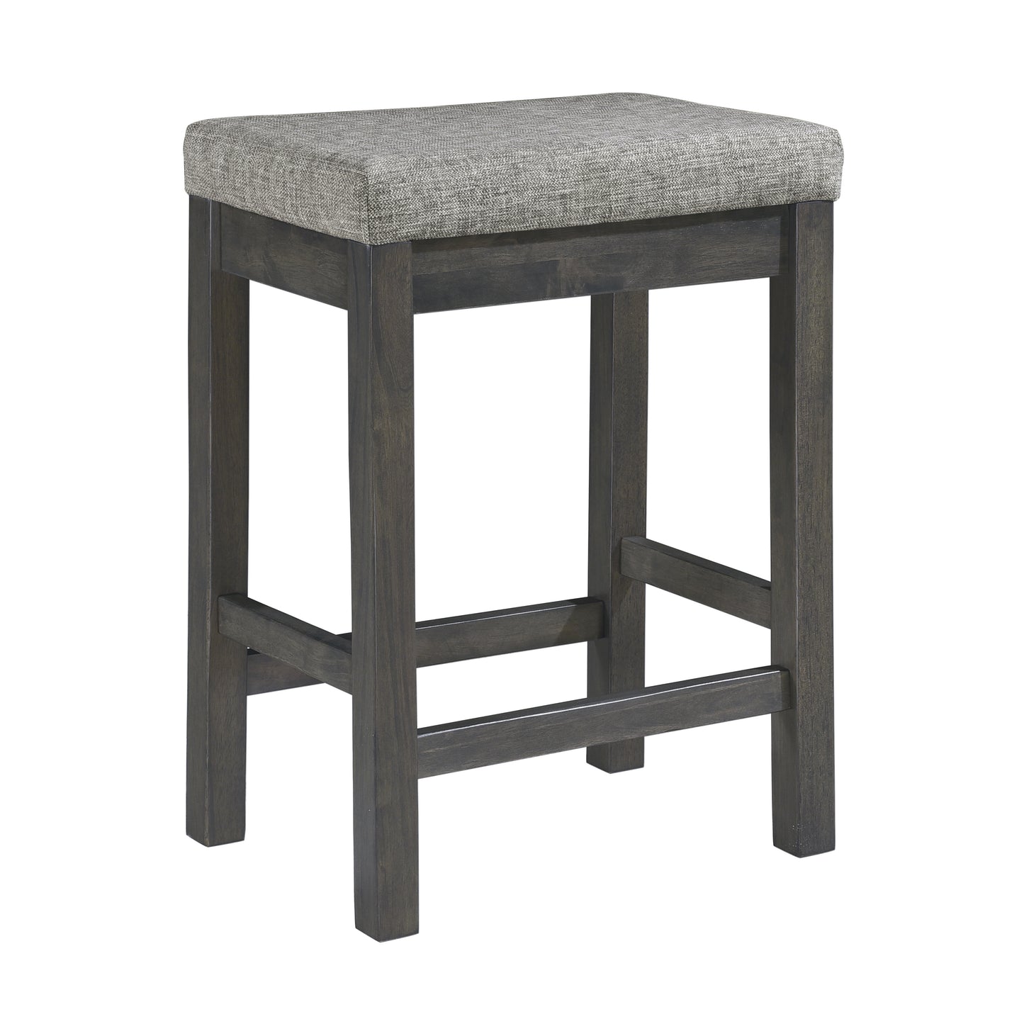 Gray Rectangular Counter Height Dining Table with 3 Stools