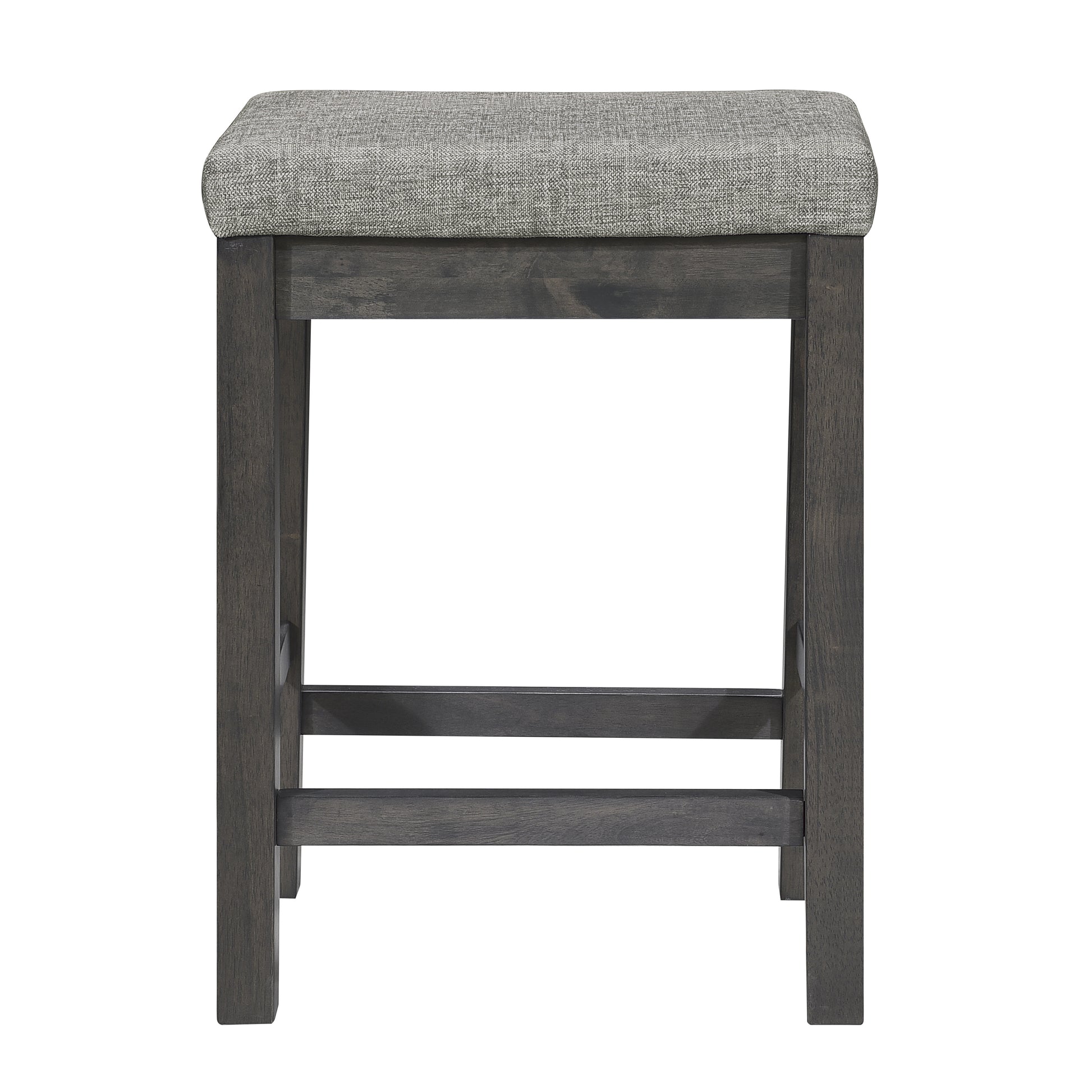 Gray Rectangular Counter Height Dining Table with 3 Stools