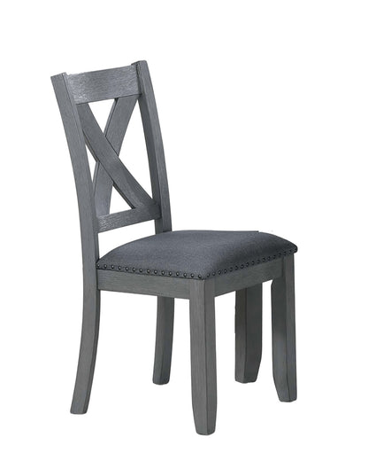 Gray Acacia Wood Dining Set with Chairs for Modern Dining Room
