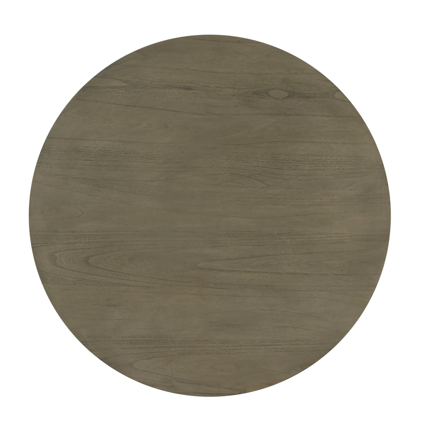 Round Dining Table Set - Seats 4 - Antique Grey & White Wood