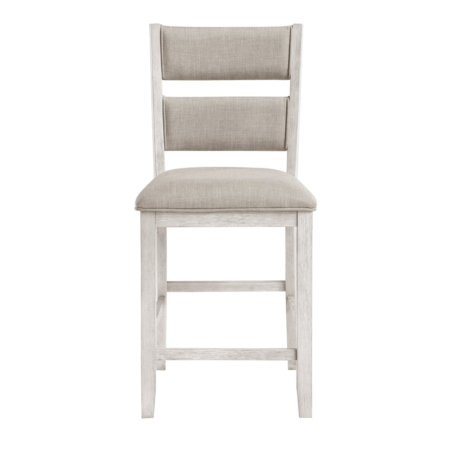 Farmhouse Dining Set Antique White Wood Table with Storage for 4