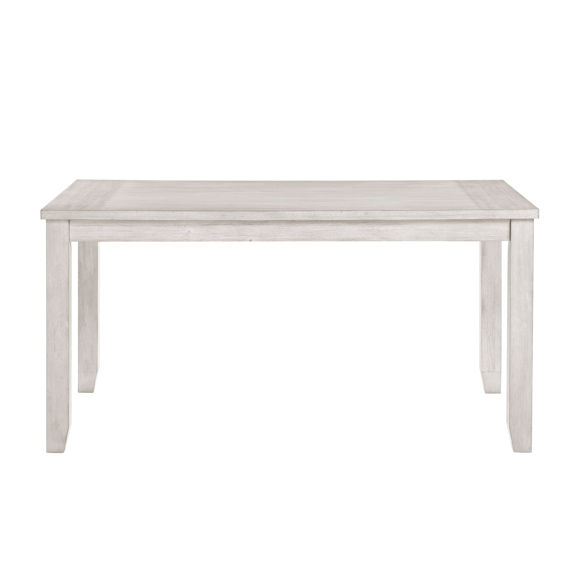 Antique White Farmhouse Dining Table Set - Seats 6