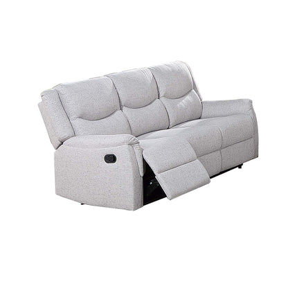 Modern Beige Burlap Sofa & Loveseat Set - 5 Seat