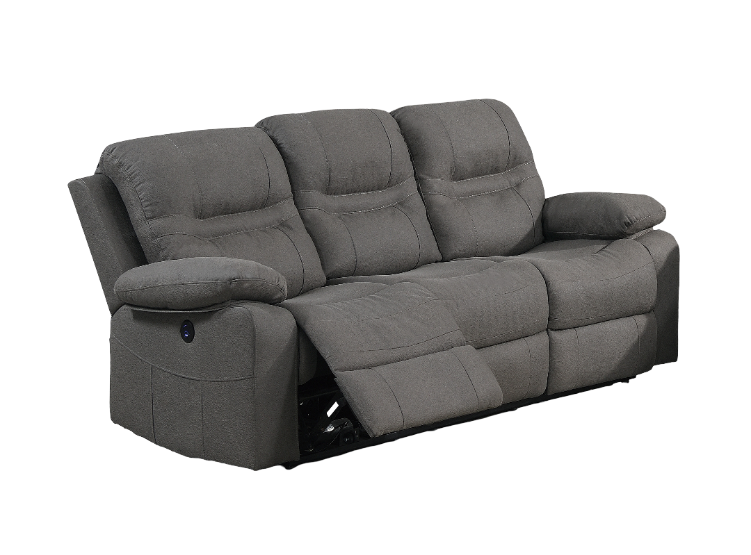 Slate Blue Power Reclining Sofa - 86" Primary Sofa for Living Room