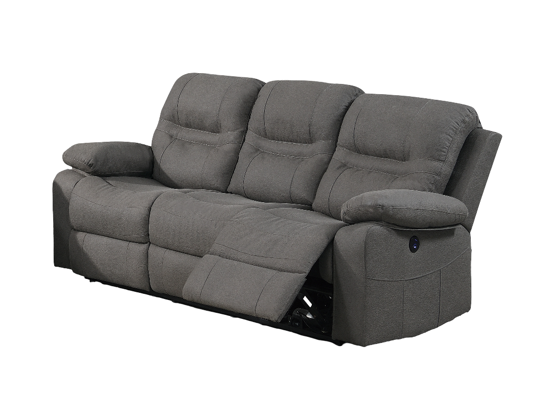 Slate Blue Power Reclining Sofa - 86" Primary Sofa for Living Room