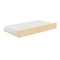 Natural Pine Finish Twin Trundle Transitional Bedroom Furniture 1pc